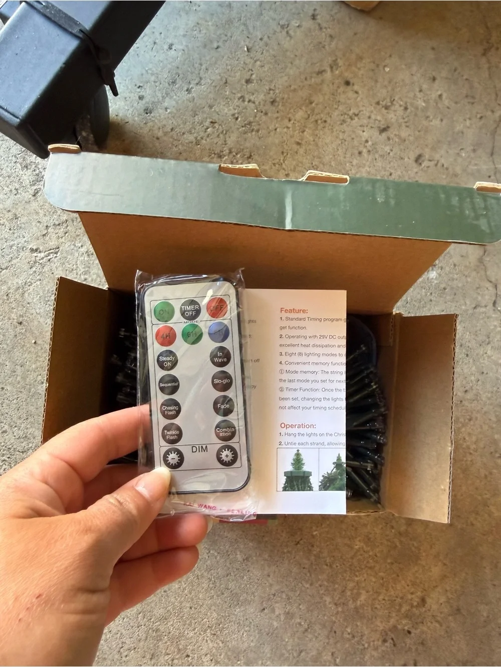 Warm White Christmas Tree String Lights